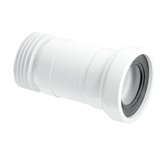McAlpine WC Pan Straight Connecter 10X300P