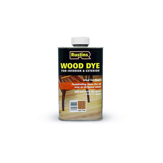 Rustins Wood Dye Light Teak 1Ltr