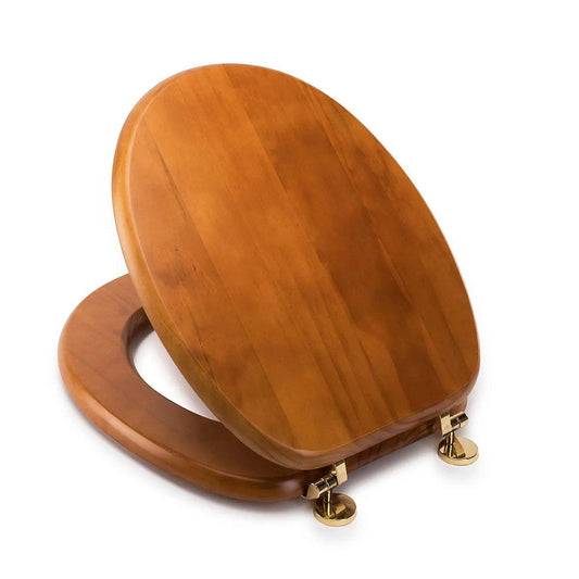 Antique Pine - Wooden Toilet Seat