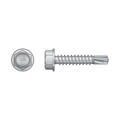 #12 X 1 INCH 14 TPI SD Zinc -1500EA