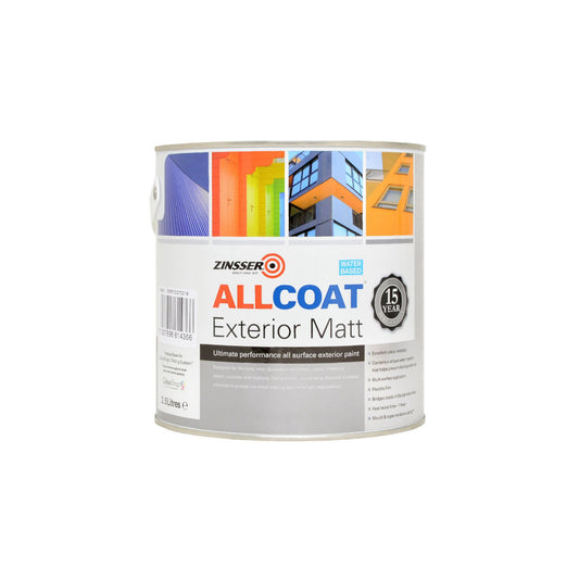 Zinsser All Coat Exterior Matt White 2.5L