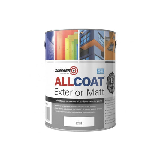 Zinsser All Coat Exterior Matt White 2.5L