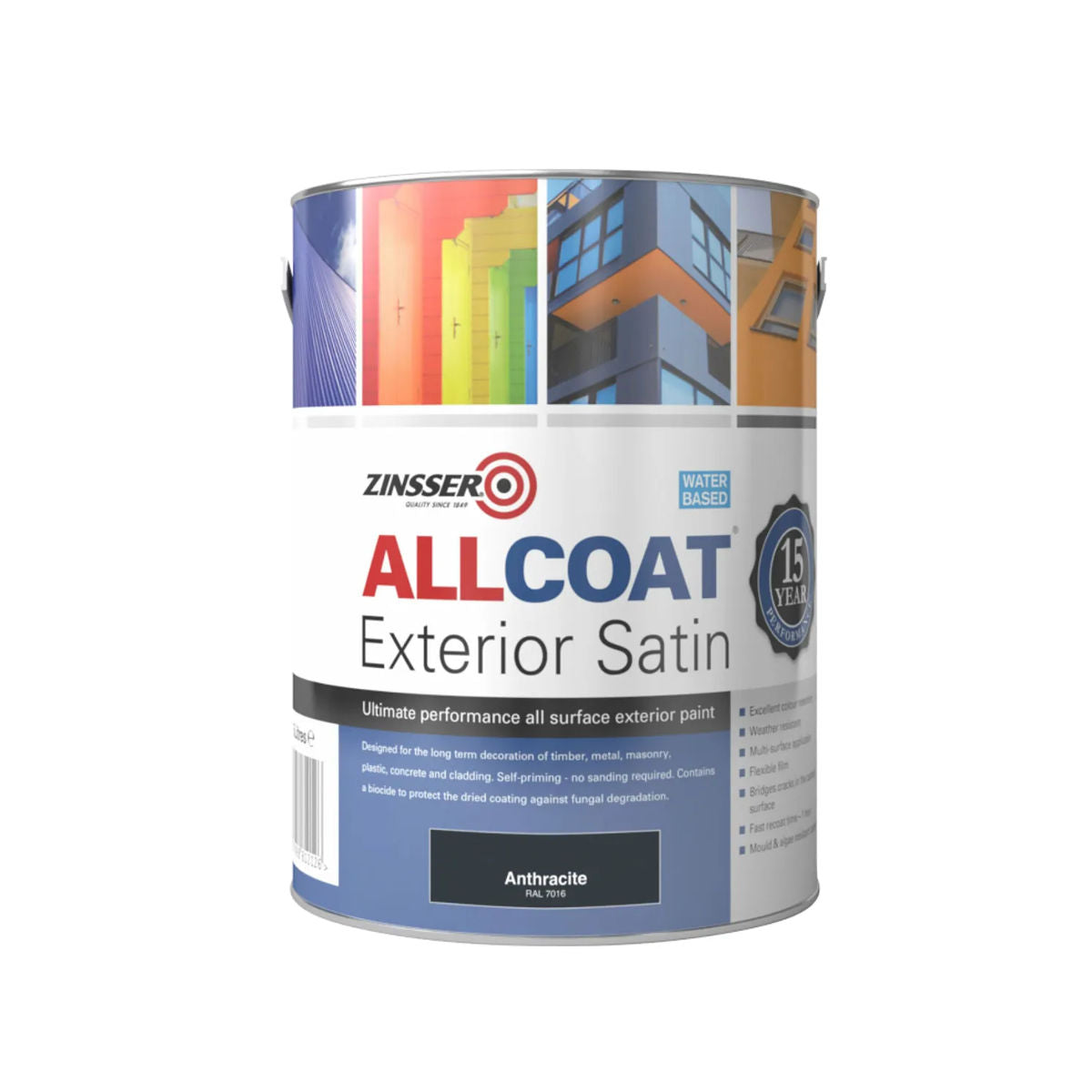 Zinsser All Coat Satin RAL7016 2.5L