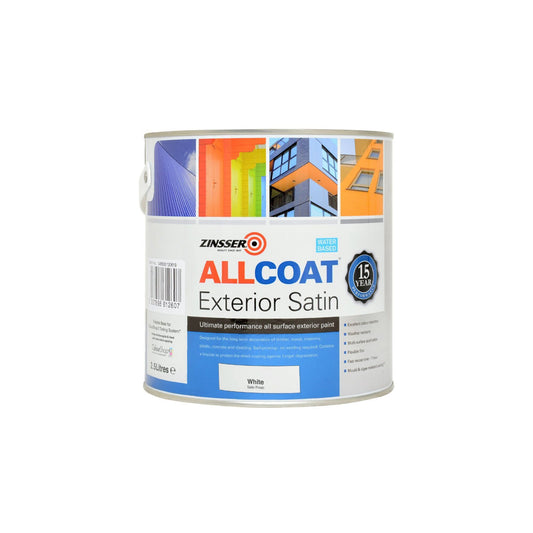 Zinsser Allcoat Exterior Satin 2.5L White