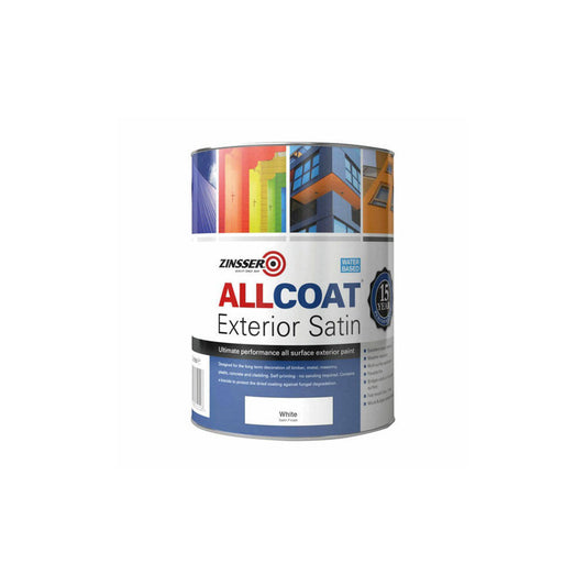 Zinsser Allcoat Exterior Satin 5L White