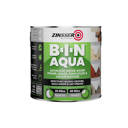 Zinsser B-I-N Aqua Primer White 2.5L