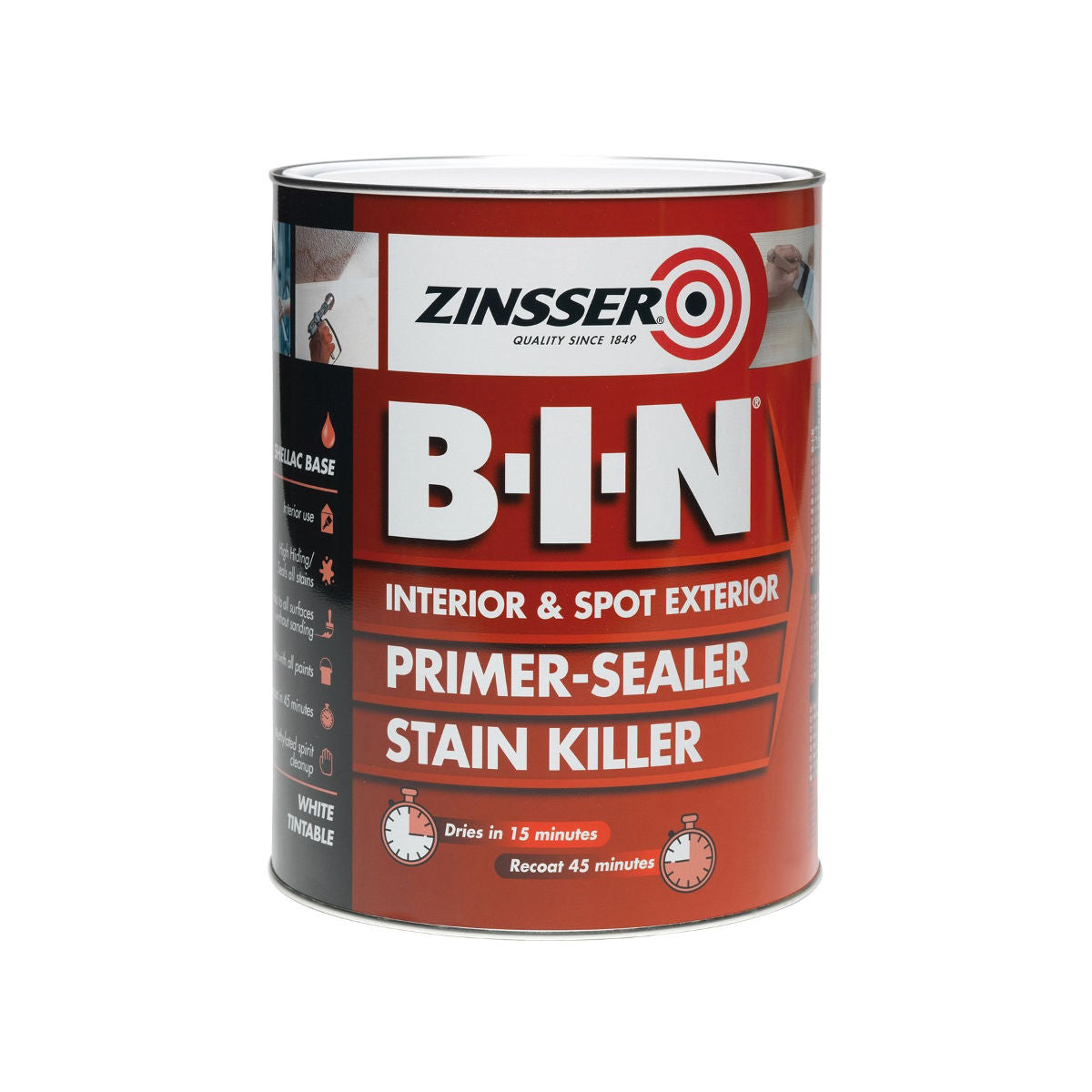 Zinsser B-I-N Primer Sealer 1L