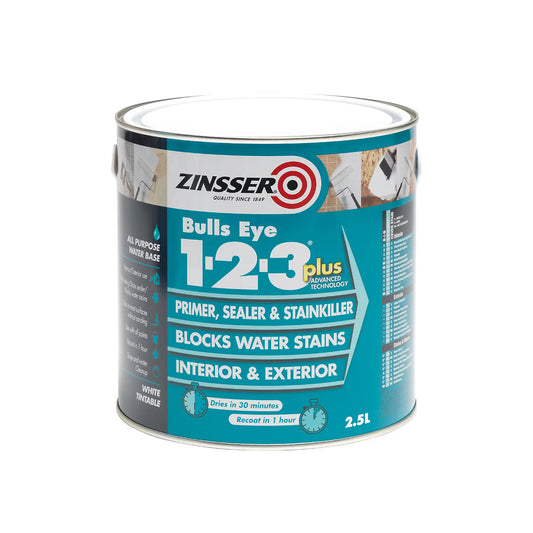 Zinsser Bulls Eye 1-2-3 Plus 2.5L