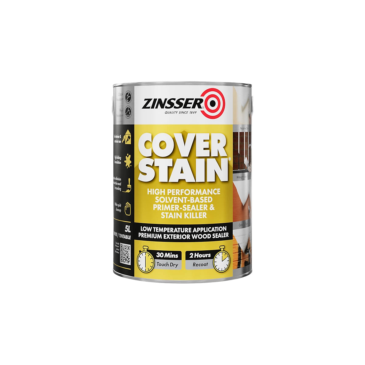 Zinsser Cover Stain Primer Sealer White 5L