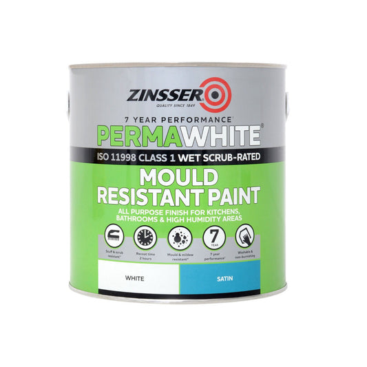 Zinsser Perma White Interior Satin 2.5L
