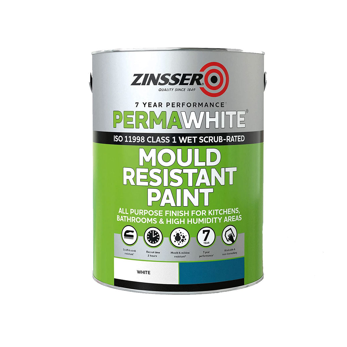 Zinsser Perma White Satin White 5L