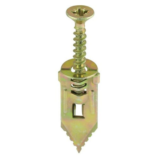 Hammer-In Fixings - PZ - Yellow 4 x 30mm (100Pc)