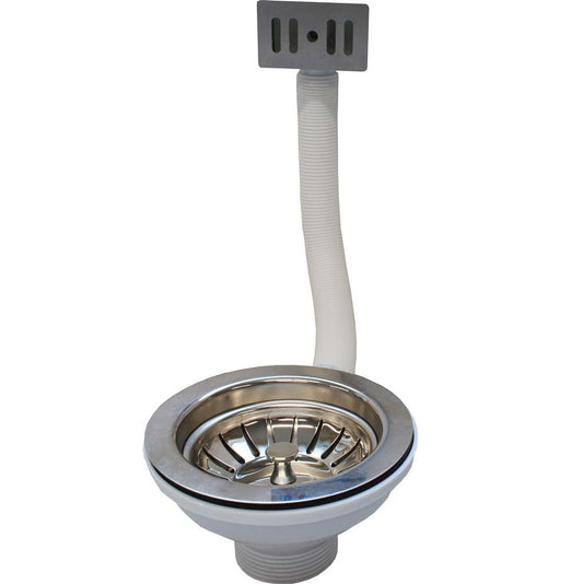 Acces 1 1/2" Basket Waste Strainer Rect -ACMBWRT-H