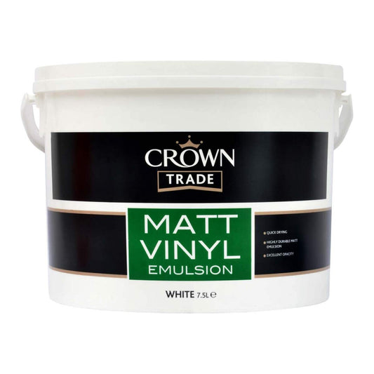 Crown Vinyl Matt Brilliant White 7.5L