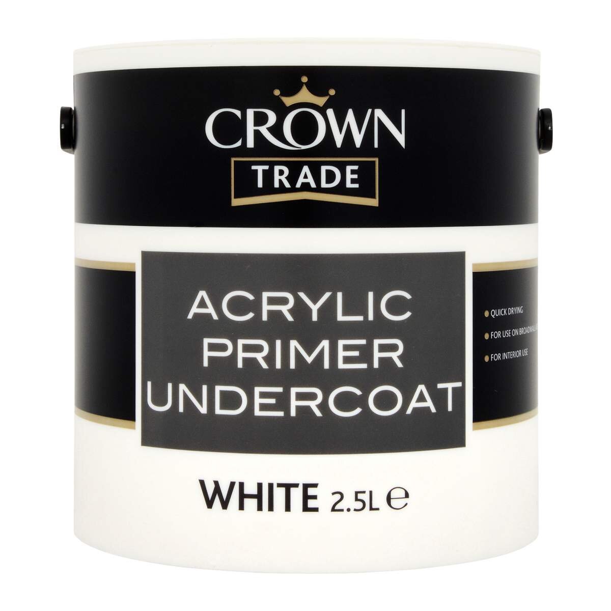 Crown Acrylic Primer Undercoat White 2.5L