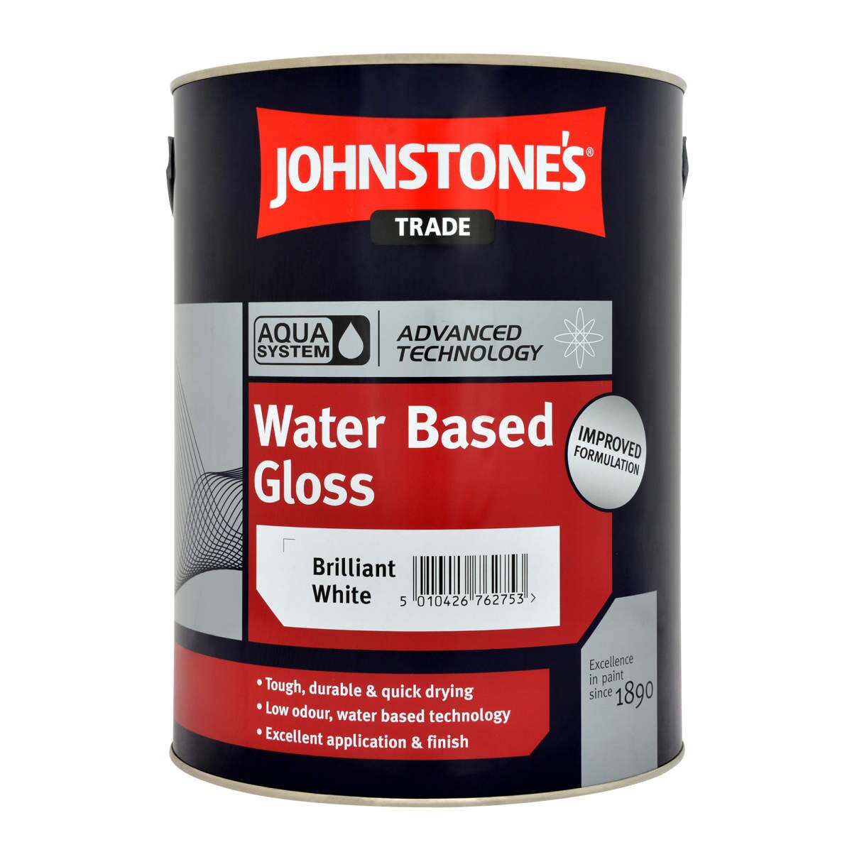 Johnstones's Aqua Gloss Brilliant White 2.5L