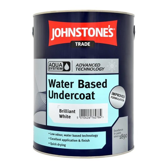 Johnstone's Aqua Undercoat Brilliant White  5L