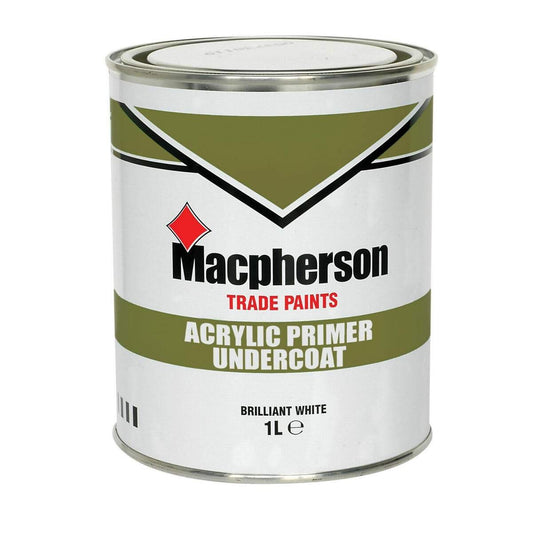 Macpherson Acrylic Primer Undercoat White 1L