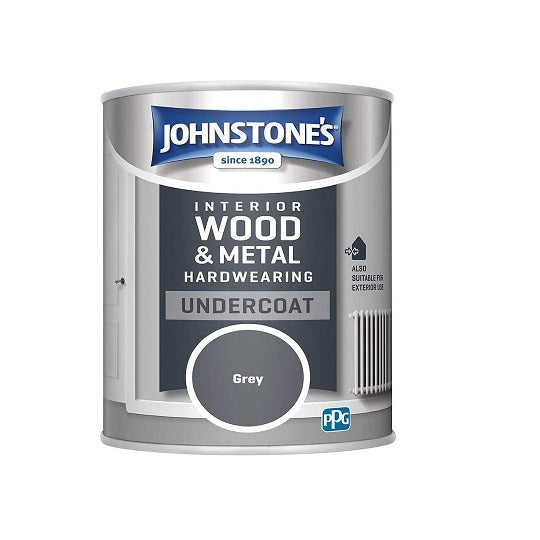 Johnstone's Hardwearing Undercoat Grey 0.75L