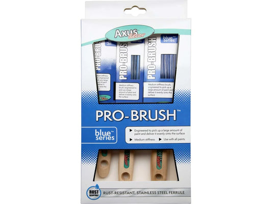 Pro Brush Set Of 3 Blue Series