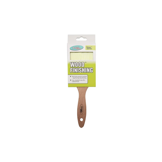 Wood Finishing Brush, (Lime Series) 3"" / 75mm