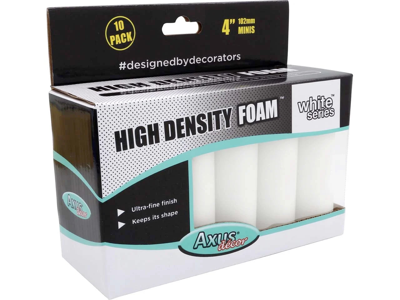 4" HD Foam Mini Foam - 10 Pack