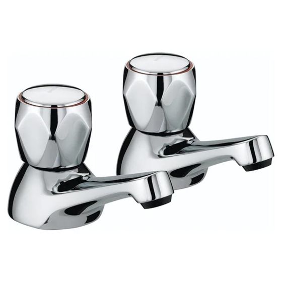 Bristan Club Bath Taps Chrome (VAC 3/4 C MT)