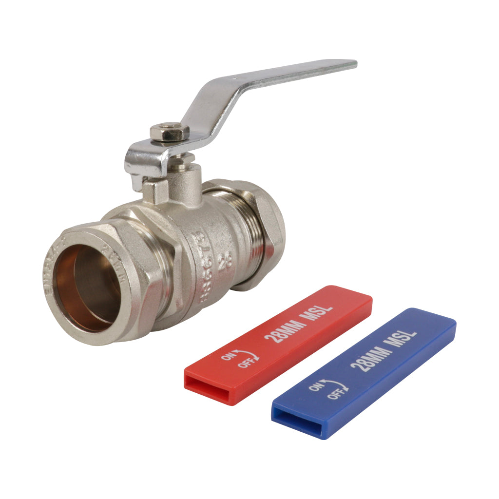 GENBRA 28mm Lever Ball Valve Dual Full Bore 2 Handles – ZYBER