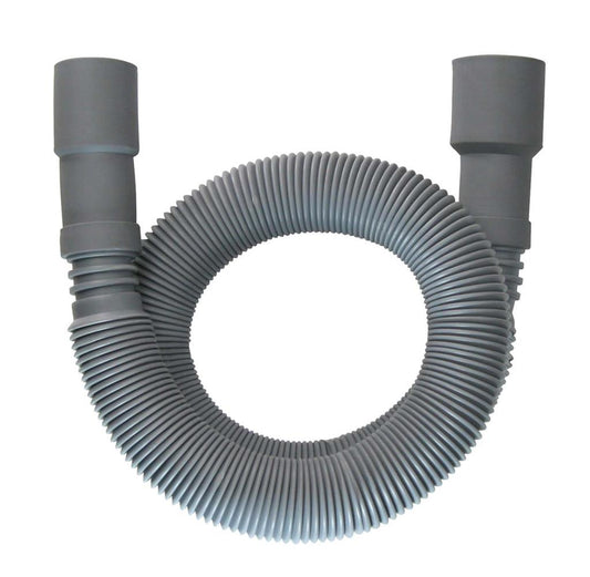 Grey Flexi Outlet Washing Machine Hose 2.1m