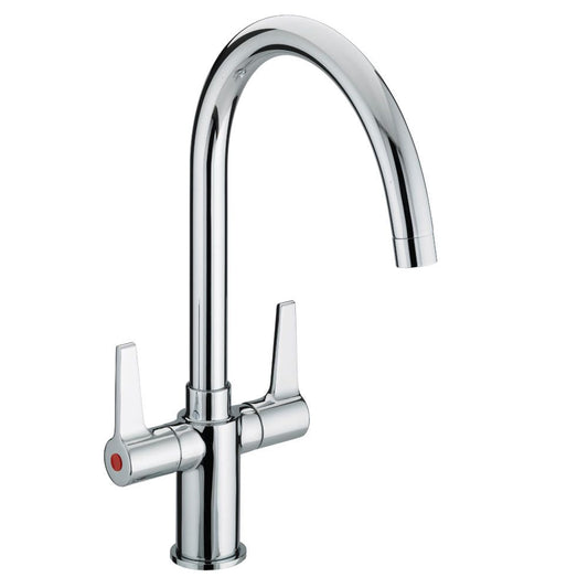 Bristan Design Utility Lever Easyfit Kitchen Mixer Tap Chrome (DUL SNK EF C)