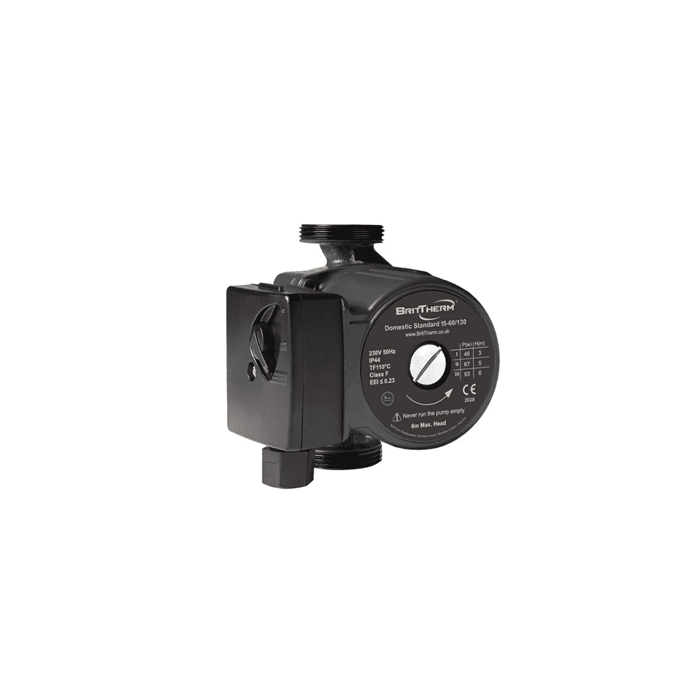 BritTherm Domestic Standard 15-60/130 3 Spead Manu