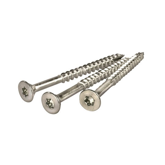 Stainless Steel No 10 Bugle Head Screw 75mm (Pack4