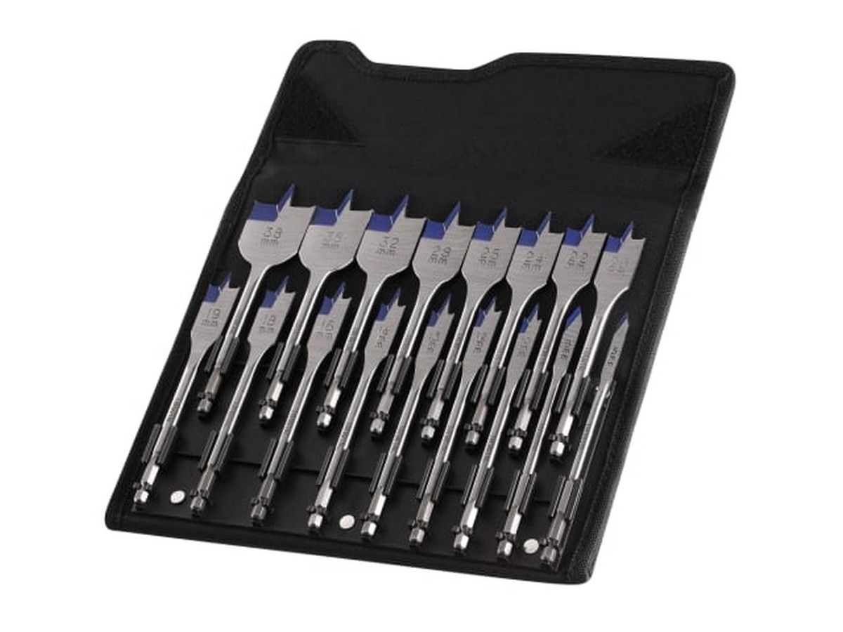 Irwin Flat Bit Speedbor 4X Blue Groove 17PC