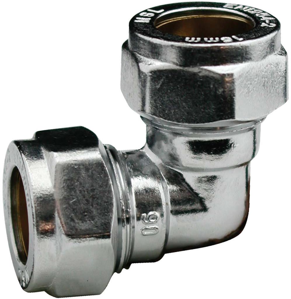 15mm Compression Elbow Chrome CCE-15