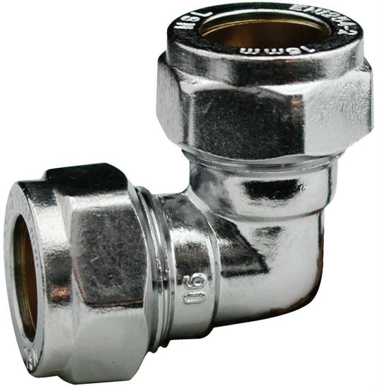 15mm Compression Elbow Chrome CCE-15