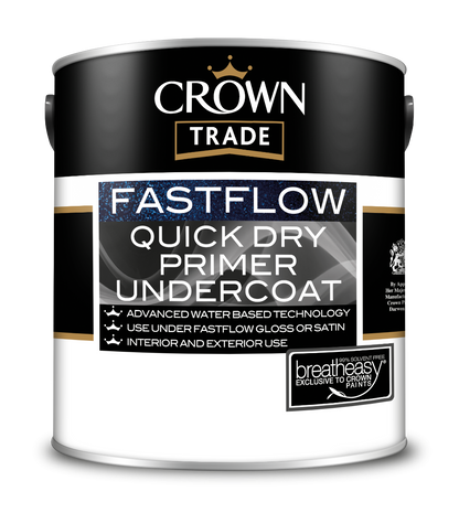 Crown Undercoat Fastflow Quick Dry White 2.5L