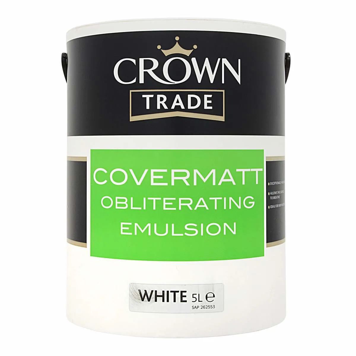 Crown Trade Covermatt White 5L