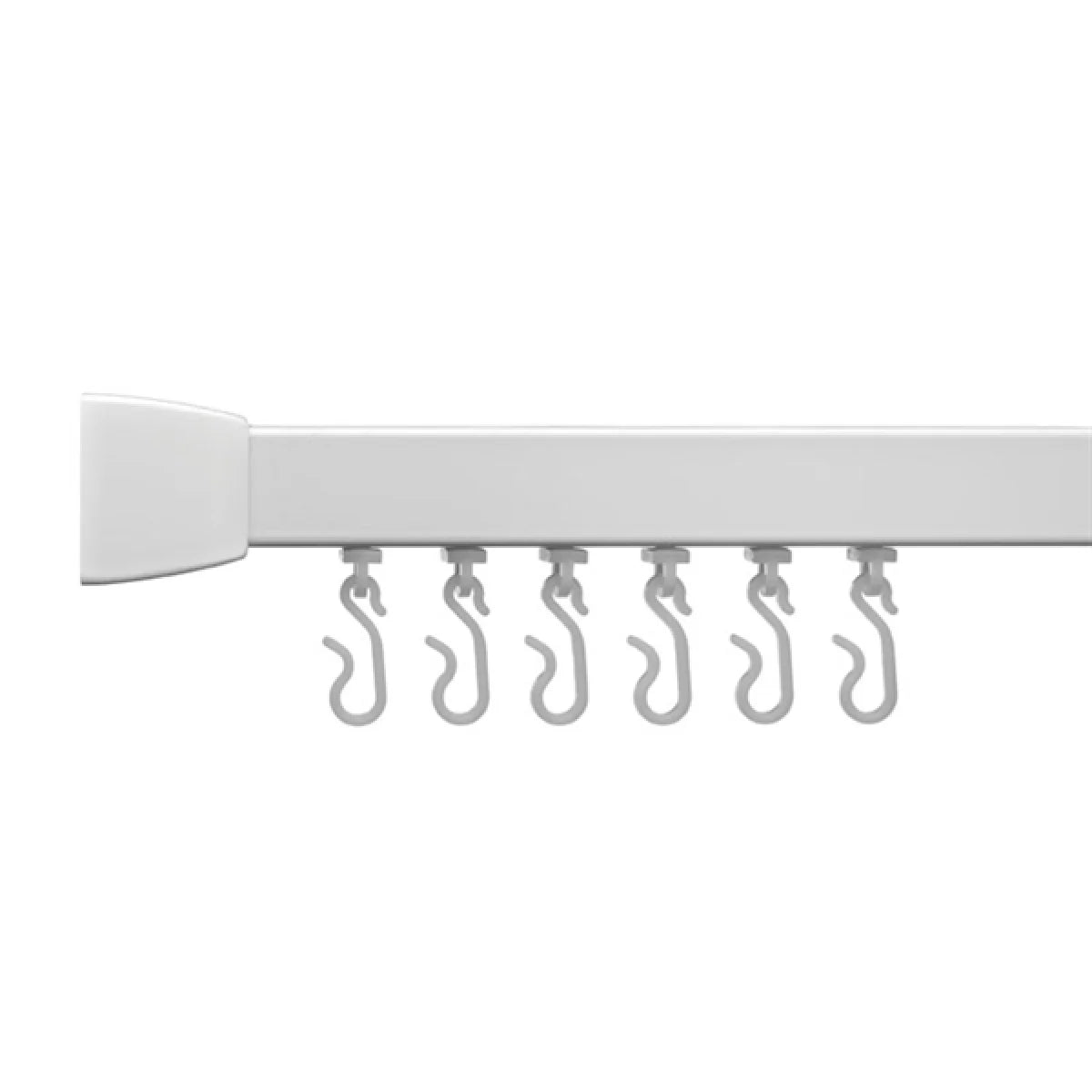 Croydex 800 760 x 1830mm White Angle Rail