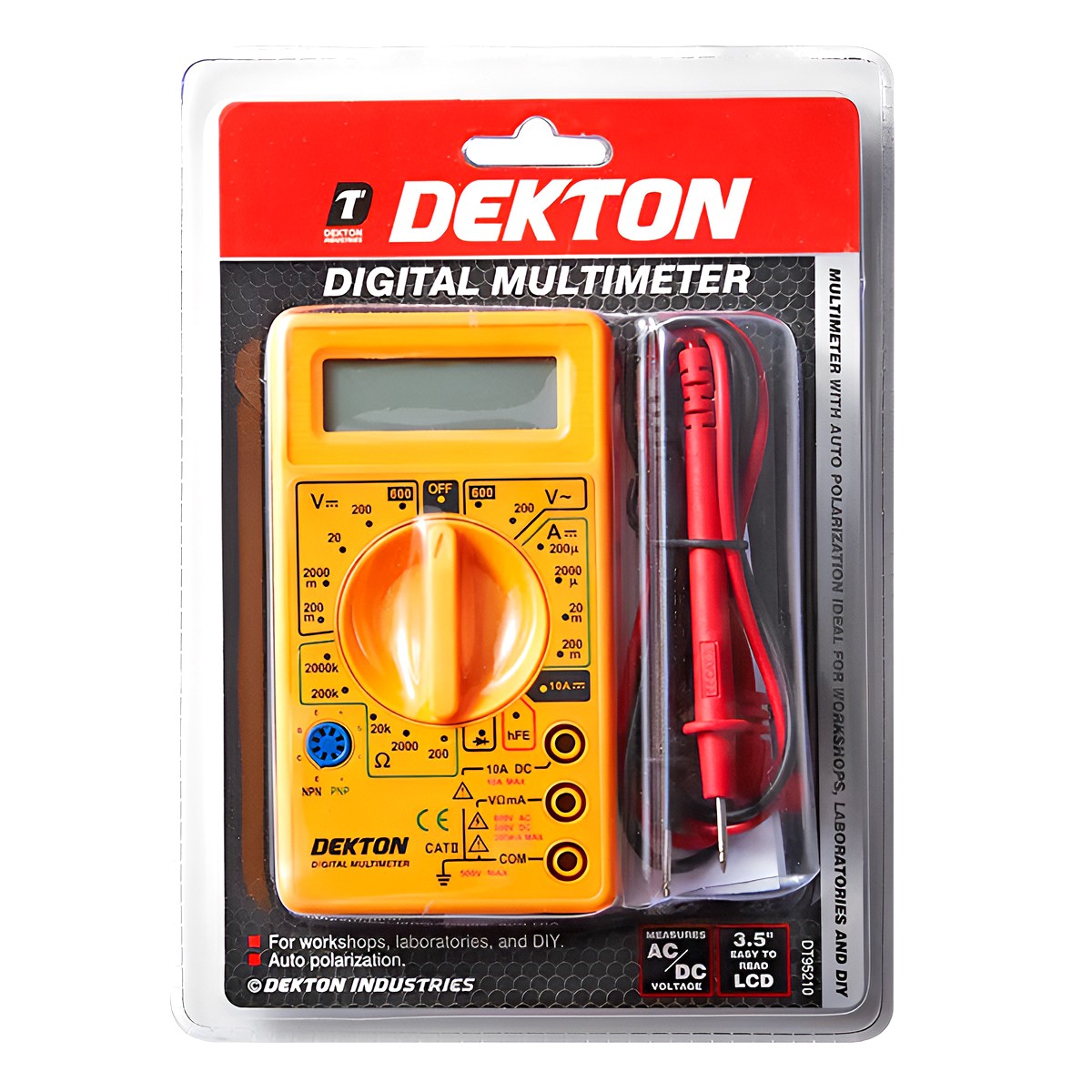 Dekton Digital Multimeter – ZYBER
