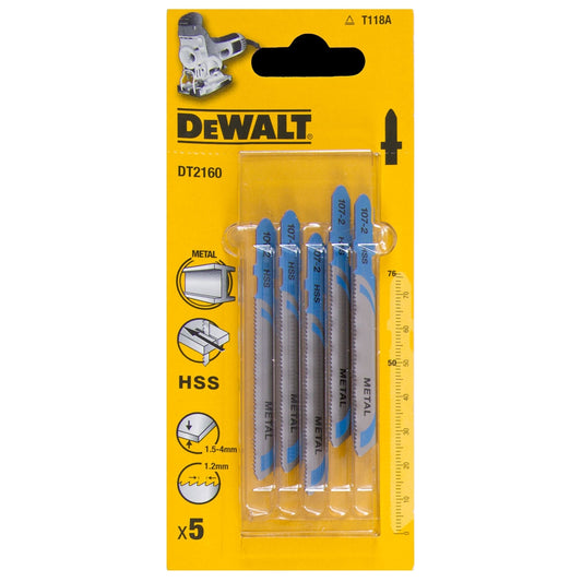 DeWalt Metal Jigsaw Blade (5pc)