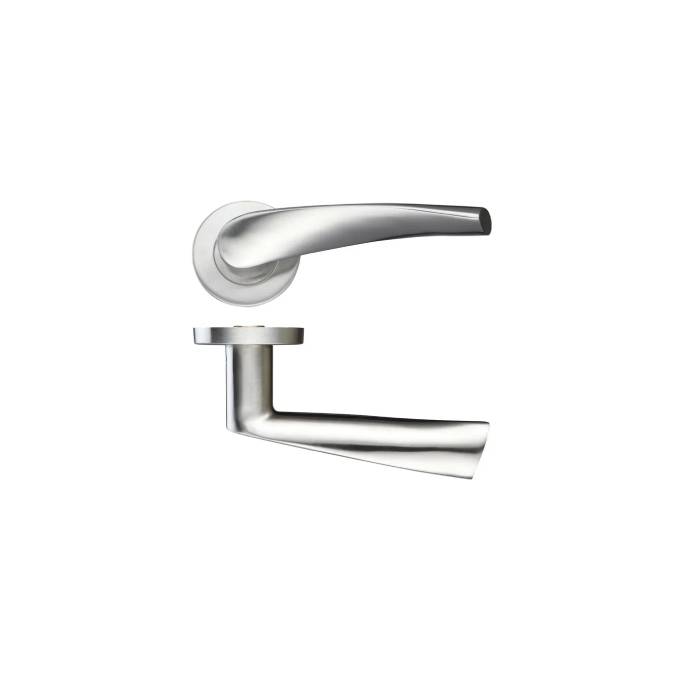 19mm Curved Lever Push On Rose 52mm Dia Grade 201