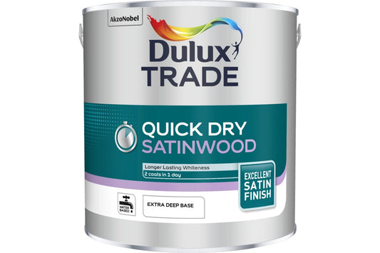 Dulux Trade Quick Dry Satinwood Extra Deep Base 2.5L