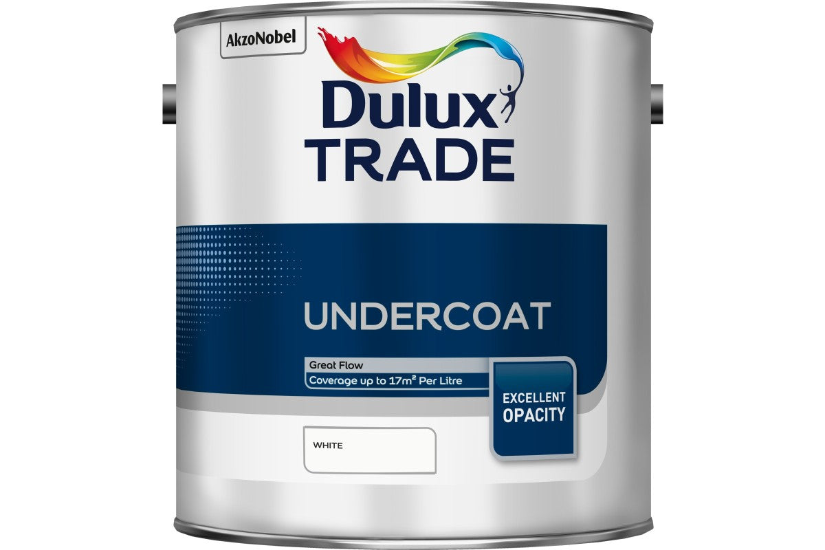 Dulux Trade Undercoat White 2.5L, 5L