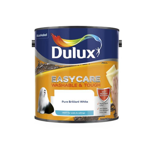Dulux Easycare Washable Tough Matt Pure Brilliant White 2.5L