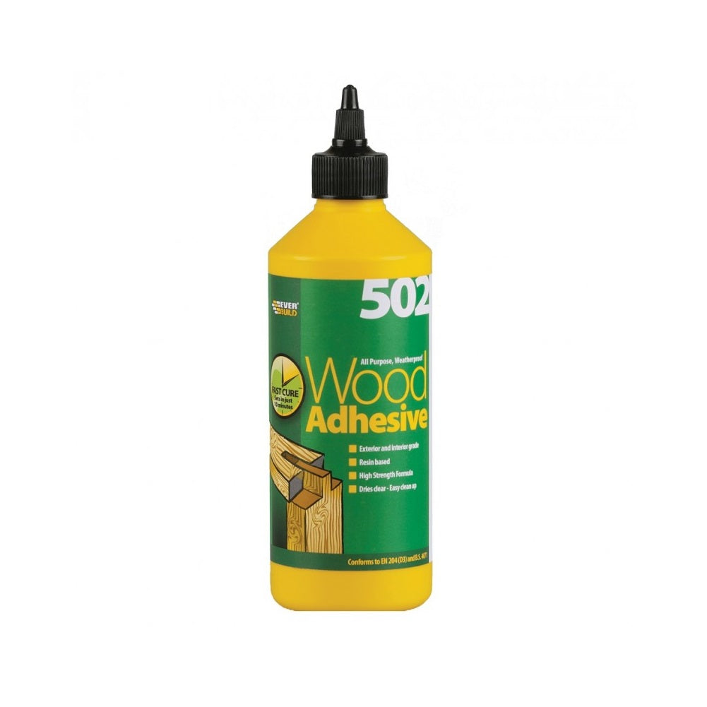 Everbuild 502 All Purpose Waterproof Wood Adhesive 1L