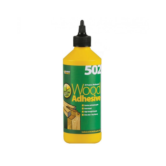 Everbuild 502 All Purpose Waterproof Wood Adhesive 1L