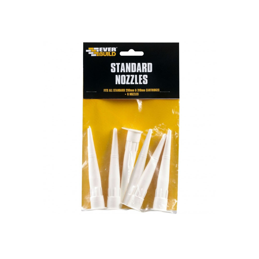 Standart Nozzles For Foil Cartridge Guns - 6PK
