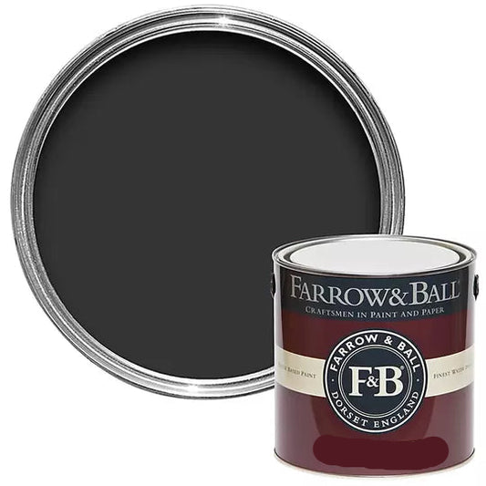 Farrow & Ball Pitch Black No.256 750ML 2.5L 5L