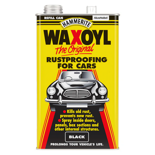 Hammerite Waxoyl Car Rust Proofing Black 5L