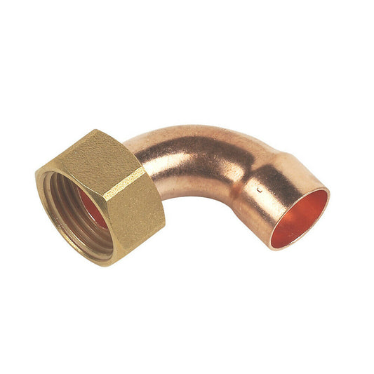 ENDFEED 15mm x 1/2" Bent Tap Connector